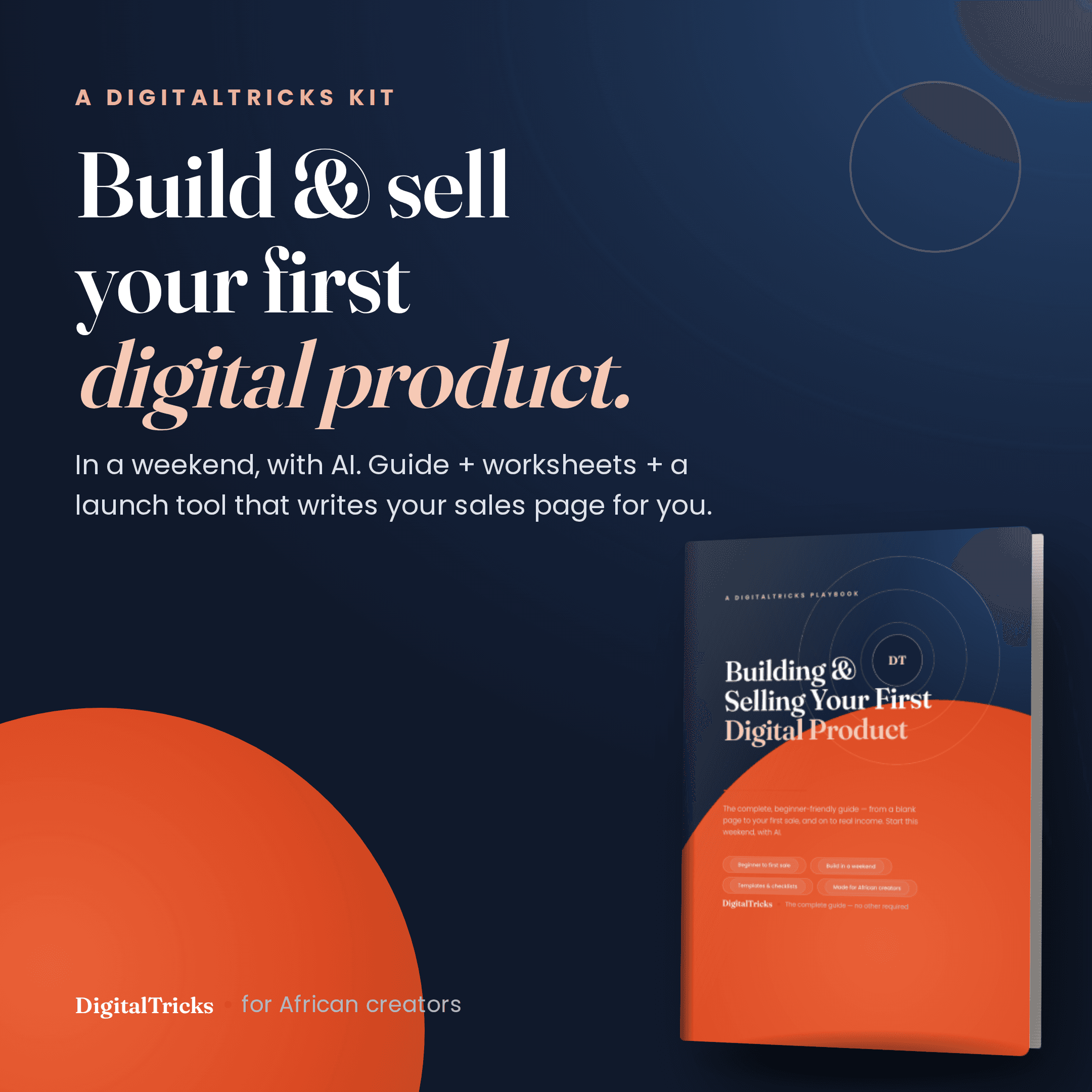 Build & Sell Your First Digital Product — Complete Guide, Worksheets & AI Launch Kit